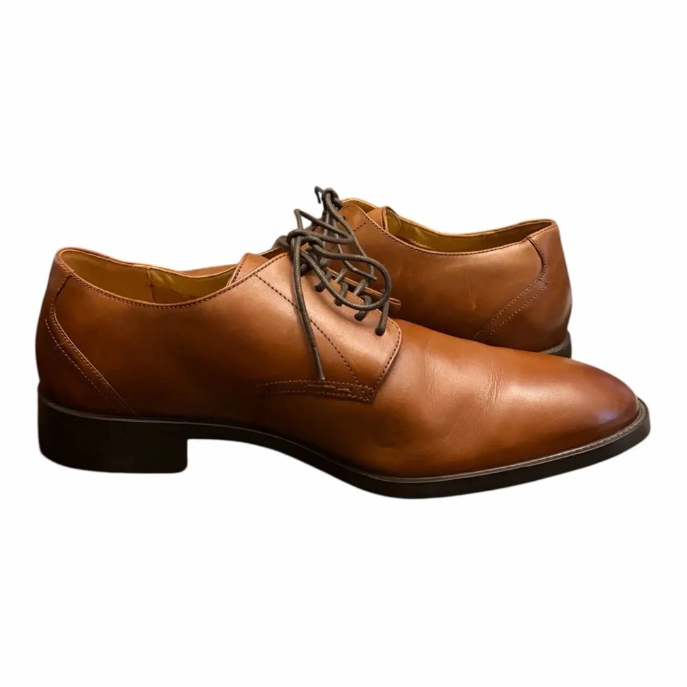 Cole Haan Men’s Leather Lace Up Work, Professional Dress Oxford in Brown.